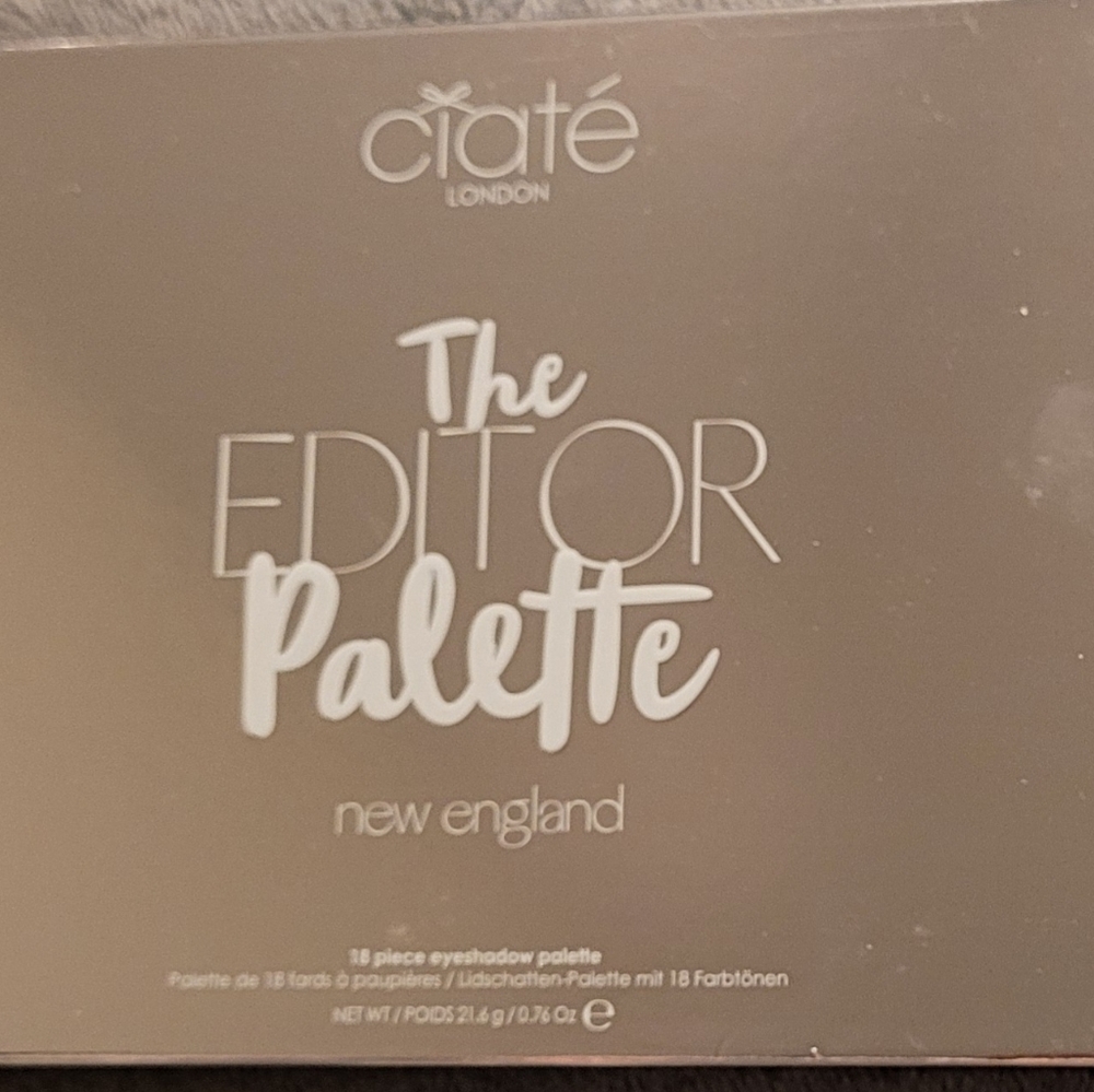 The editor palette / Ciate